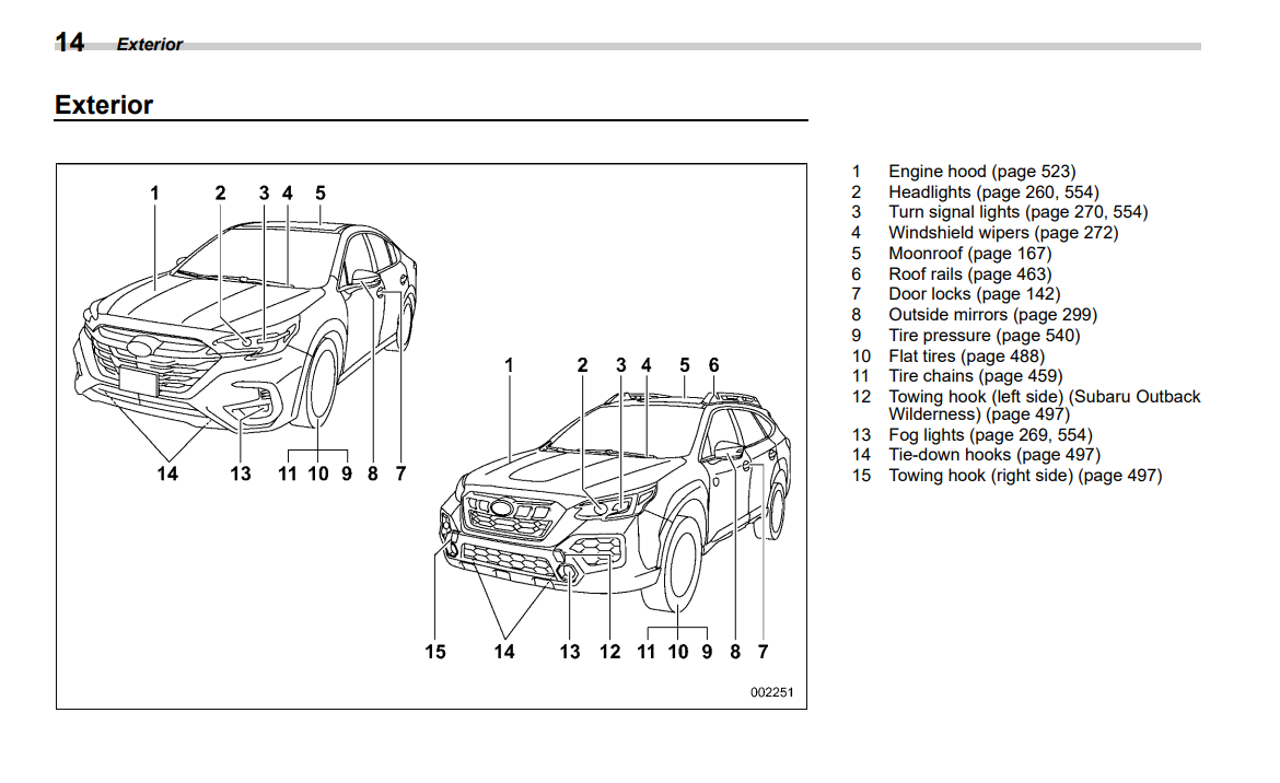 2024 Subaru Outback Owner’s Manual