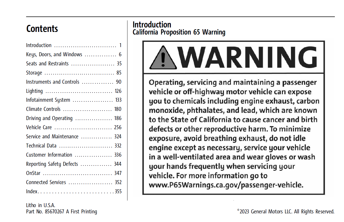 2024 Chevrolet Traverse Owner's Manual American Car Details