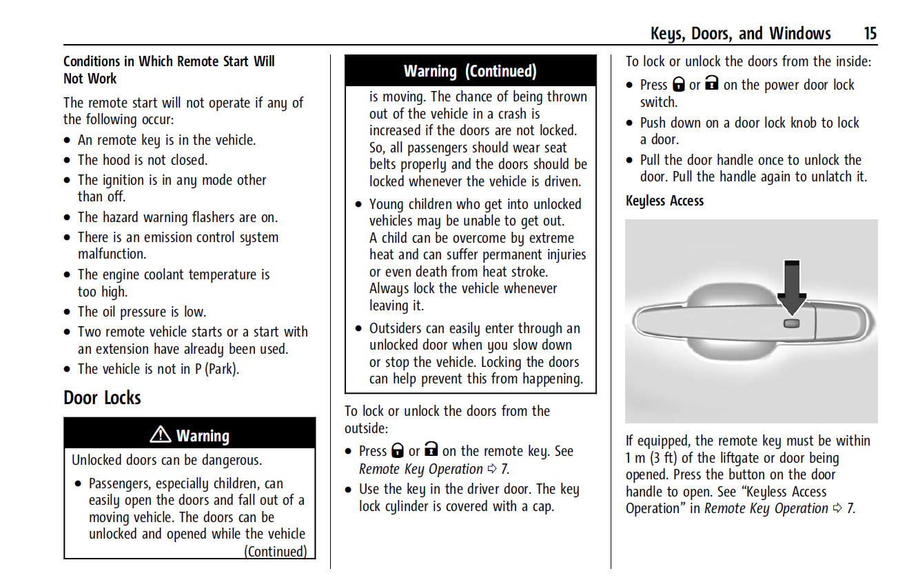 2024 Chevrolet Traverse Owner's Manual American Car Details