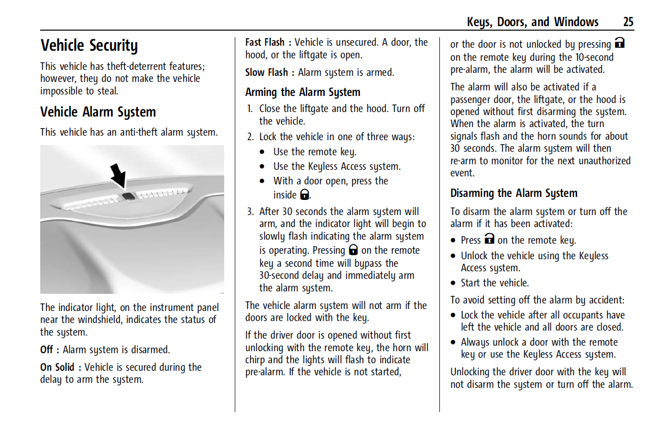 2024 Chevrolet Traverse Owner's Manual American Car Details